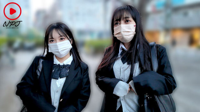 千●県船●市偏差値38女子校に通うおっぱい発育過剰J●塩対応マスク女子（SNSでパパ活始めたて）2人の中出しSEX映像公開 鬼滅ｗｗｗ