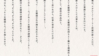 エスワン20周年記念 AV業界史に残る最強タッグ作品 1×18。AVメーカーS1所属の新人ADの俺は、最高セクシー女優様たちにこっそりシコられ、ハメられ、エロいことに巻き込まれる、AV職場ラッキーSEX 凄まじい快感！！