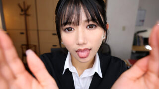 【VR】【8K VR】サイレントジェラシー 嫉妬した口下手な先輩に無言＆ジト目で見つめられ、有無を言わさぬ濃密ベロチュウ性交で完堕ちするまで分からされた激情片想い 北岡果林 濃厚セックス♡